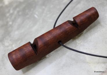 Mahagoni pommele Doppelpfeife Nr. 1