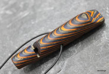 Buntholz Doppelpfeife verdreht Nr. 3