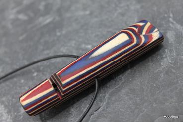 Buntholz  Doppelpfeife verdreht Nr. 5