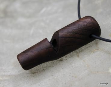 Hundepfeife Nussbaum Maser mini Nr. 2